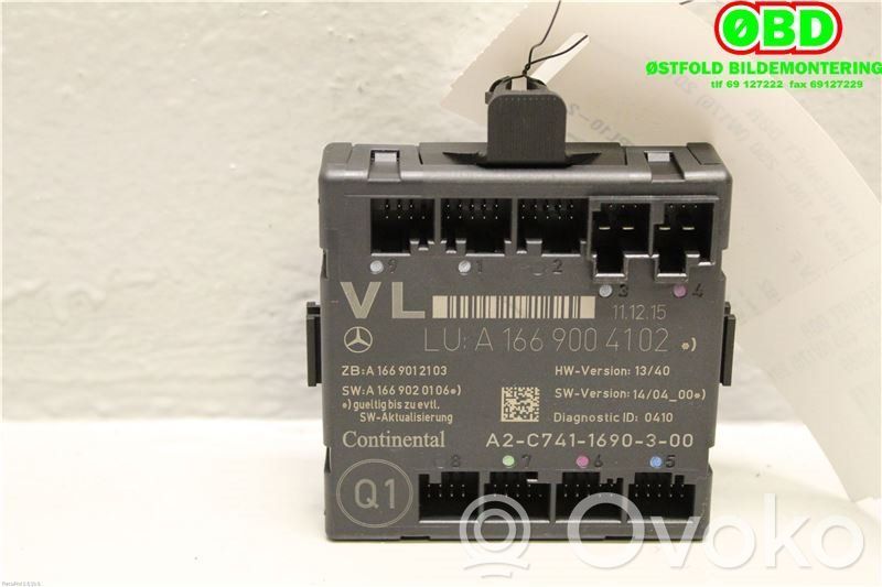 Mercedes-Benz A W176 Centralina/modulo portiere