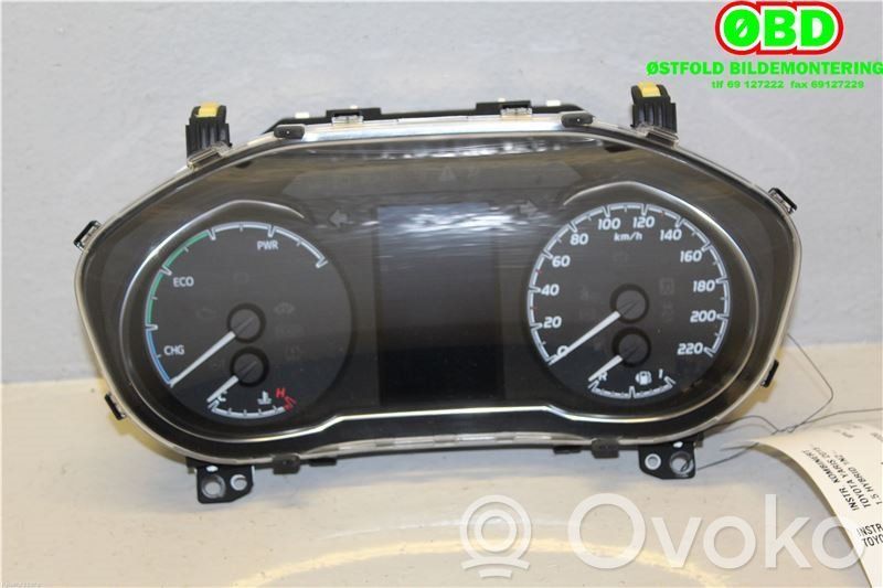 Toyota Yaris Vitezometru (grup de instrumente)