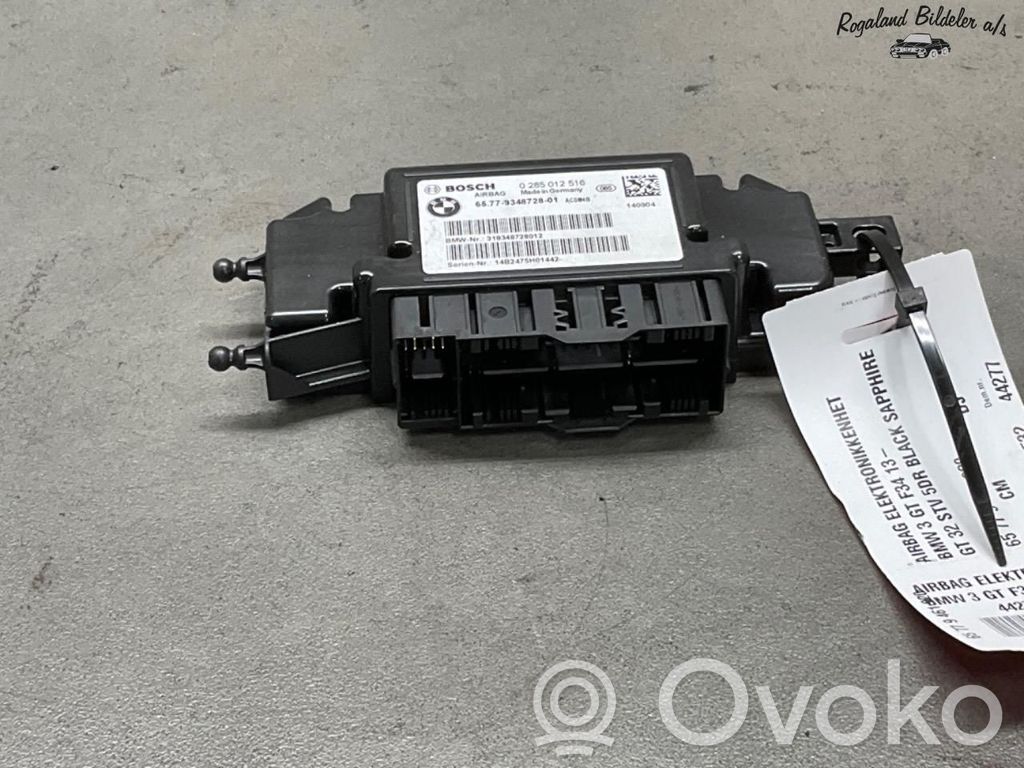 BMW 3 F30 F35 F31 Unitate/modul de comandă airbaguri 