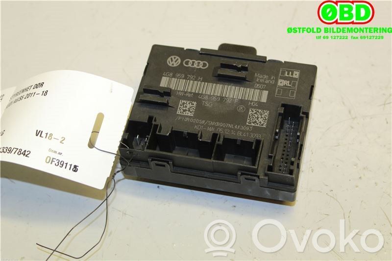 Audi A6 S6 C7 4G Unité de commande module de porte