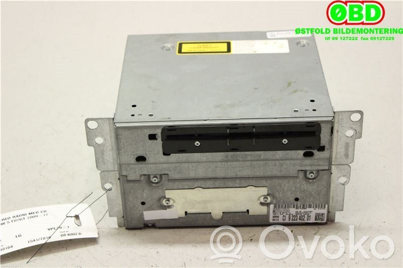 BMW 5 F10 F11 Panel / Radioodtwarzacz CD/DVD/GPS 