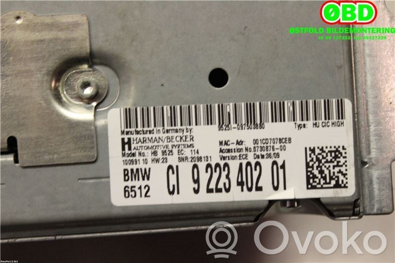 BMW 5 F10 F11 Unitate principală radio/CD/DVD/GPS 