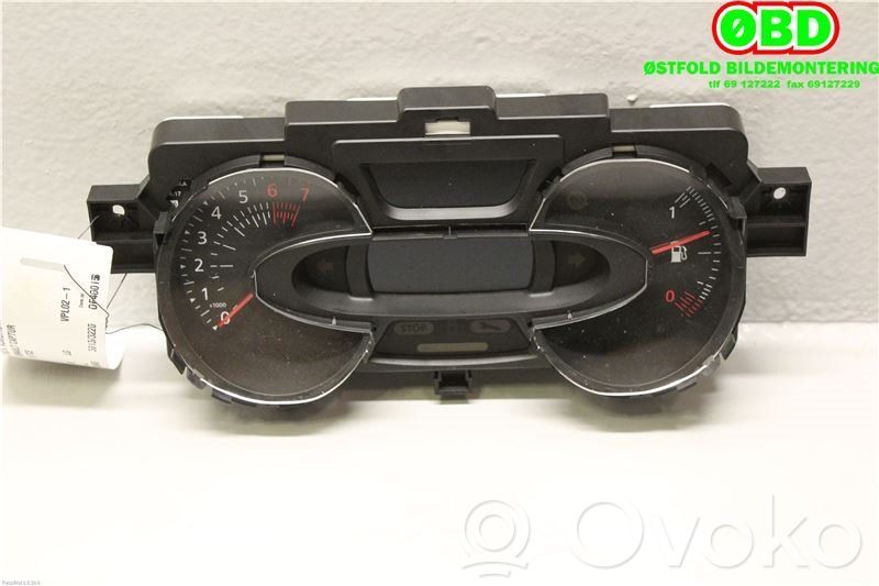 Renault Captur Vitezometru (grup de instrumente) 