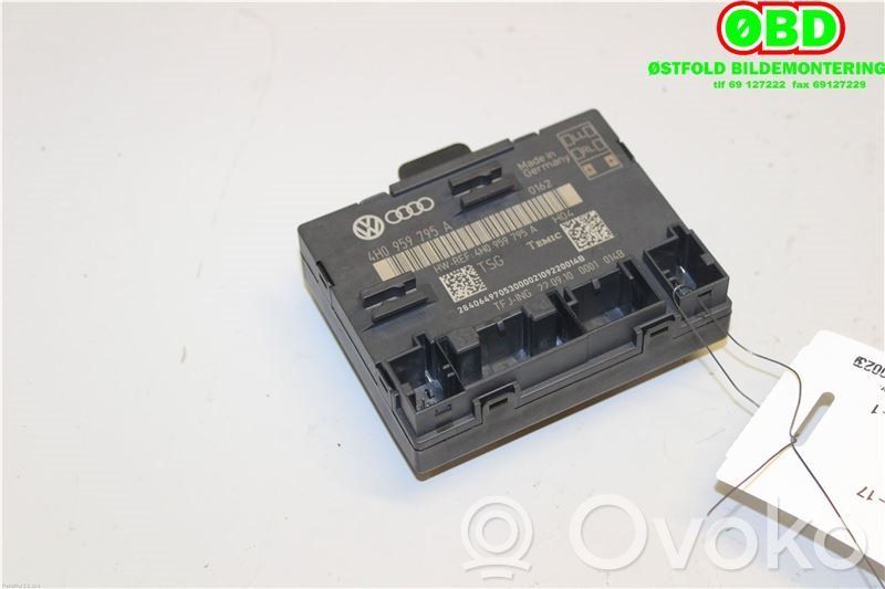 Audi A8 S8 D4 4H Centralina/modulo portiere 