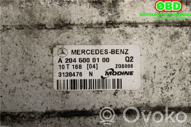 Mercedes-Benz C W204 Refroidisseur intermédiaire 