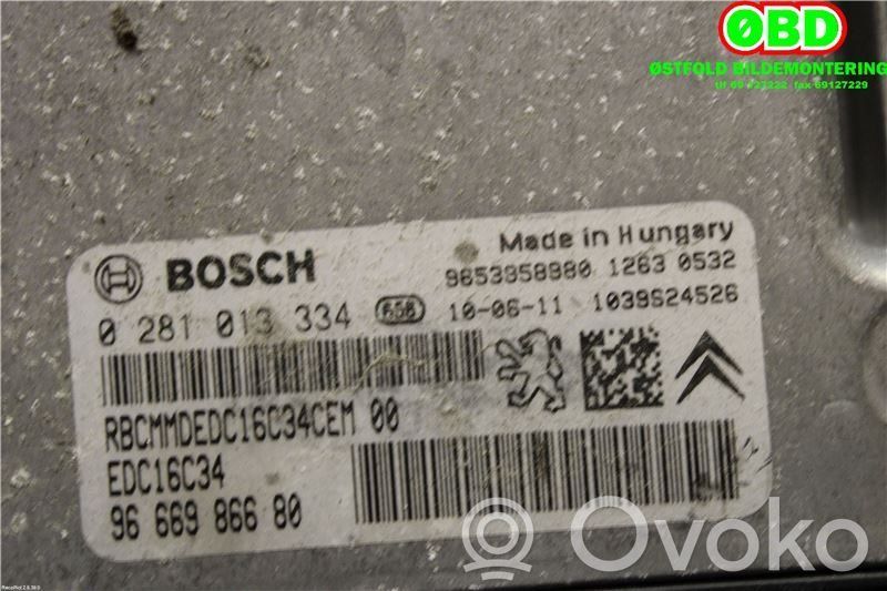 Peugeot 3008 I Engine control unit/module ECU 