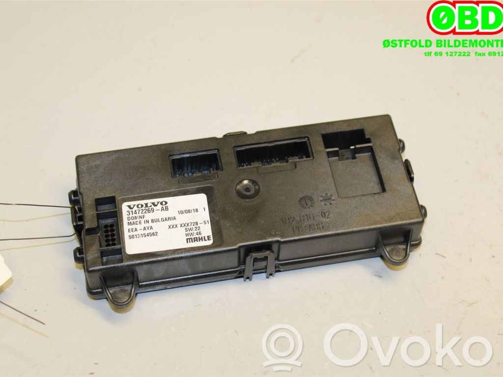 Volvo XC60 Unitate control aer condiționat/încălzire 