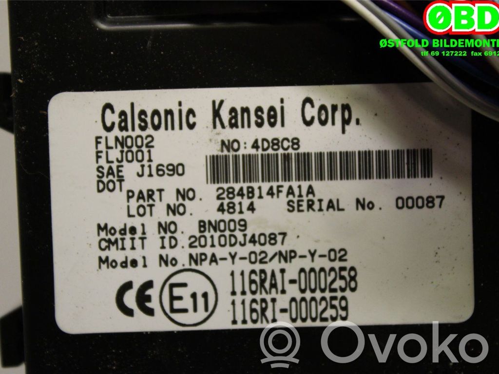 Nissan NV200 Autres unités de commande / modules
