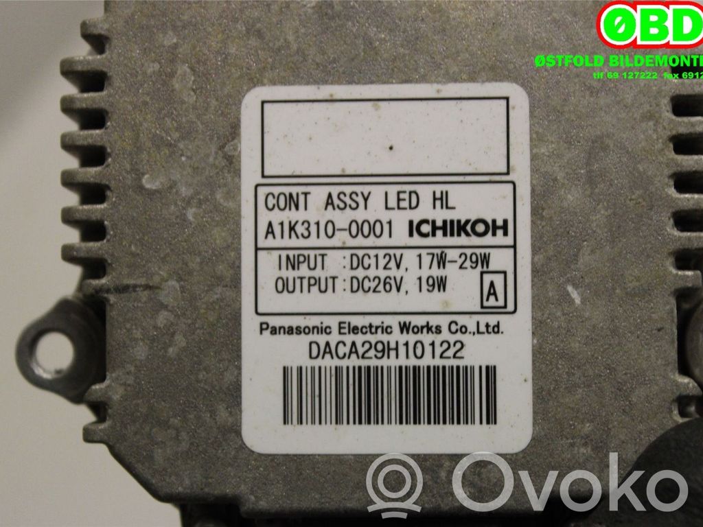 Nissan Leaf I (ZE0) Unidad de control/módulo de los faros xenón 