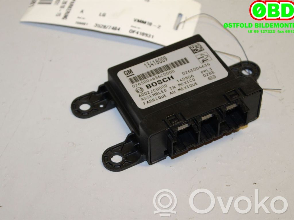 Opel Astra J Parking PDC control unit/module 