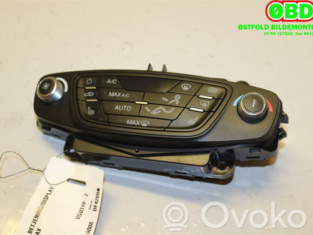 Console centrale, commande chauffage/clim   1901285,AV1T18C612DG,AV1T18C612DG,1901285,AV1T18C612DG