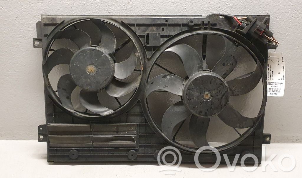 Volkswagen PASSAT B7 Suport ventilator radiator 