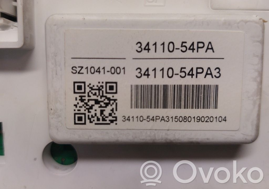 Nopeusmittari (mittaristo)   3411054PA3,3411054PA3,3411054PA3,3411054PA3