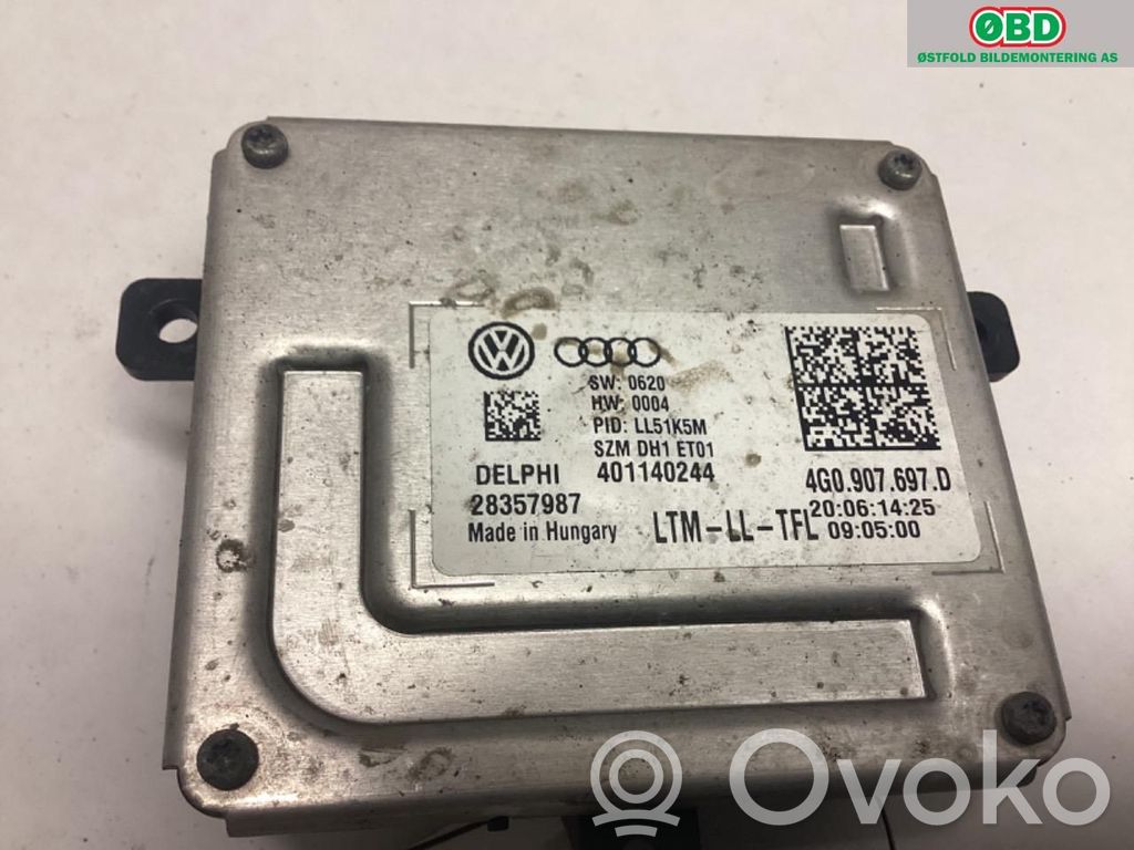 Unitate/modul control lămpi xenon   4G0907697D,4G0907697D