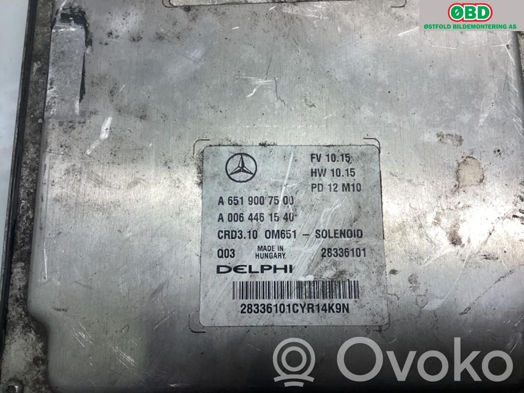 Mercedes-Benz E W212 Engine control unit/module ECU 