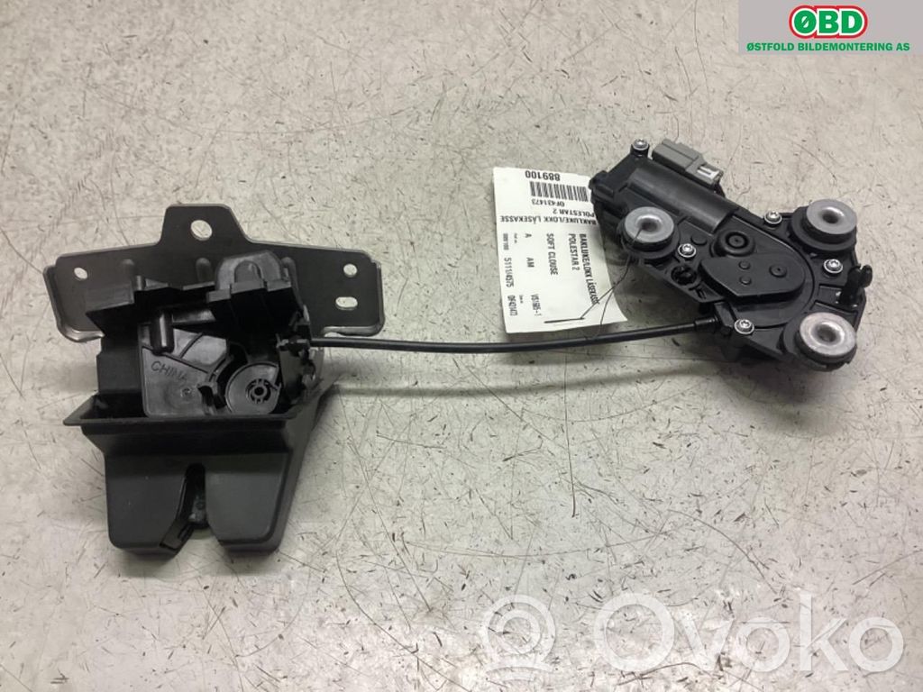 Polestar 2 Tailgate lock latch