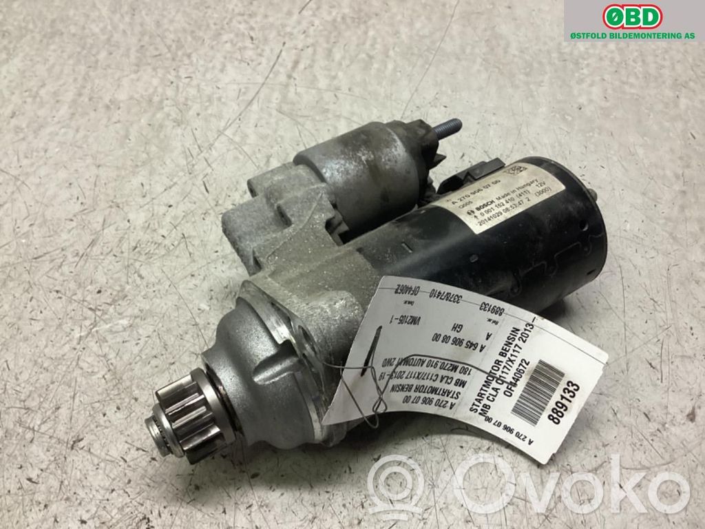 Mercedes-Benz CLA C117 X117 W117 Electromotor 