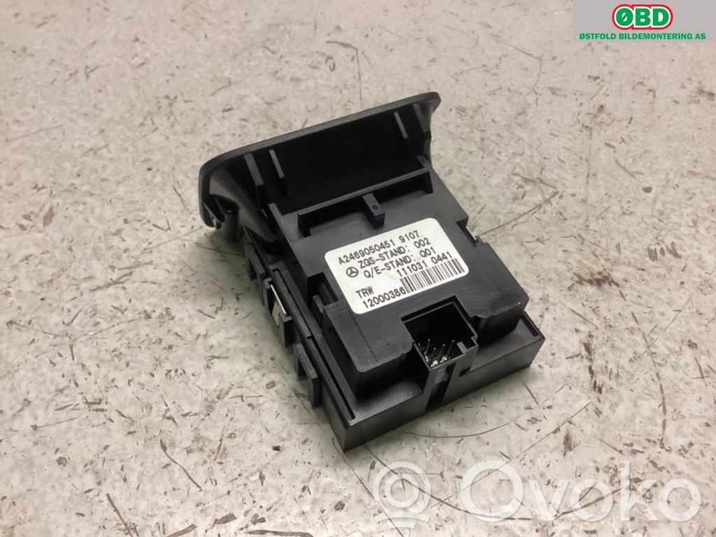 Mercedes-Benz ML W166 Interruttore del freno di stazionamento/freno a mano 