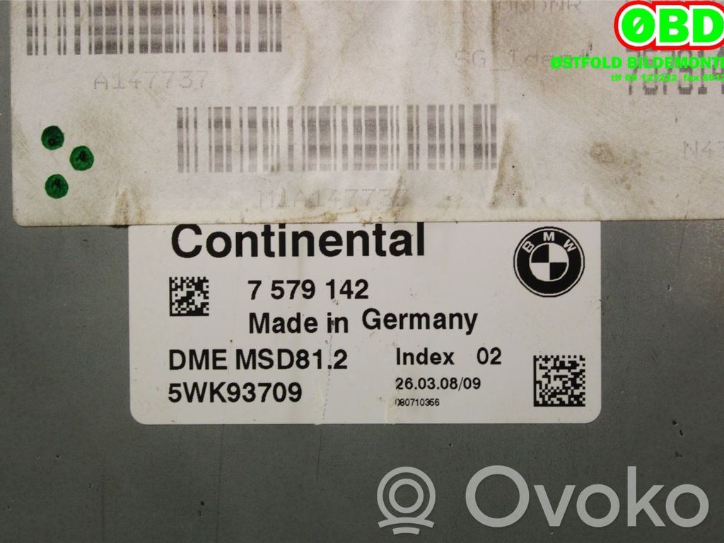 BMW 3 E90 E91 Unidad de control/módulo ECU del motor
