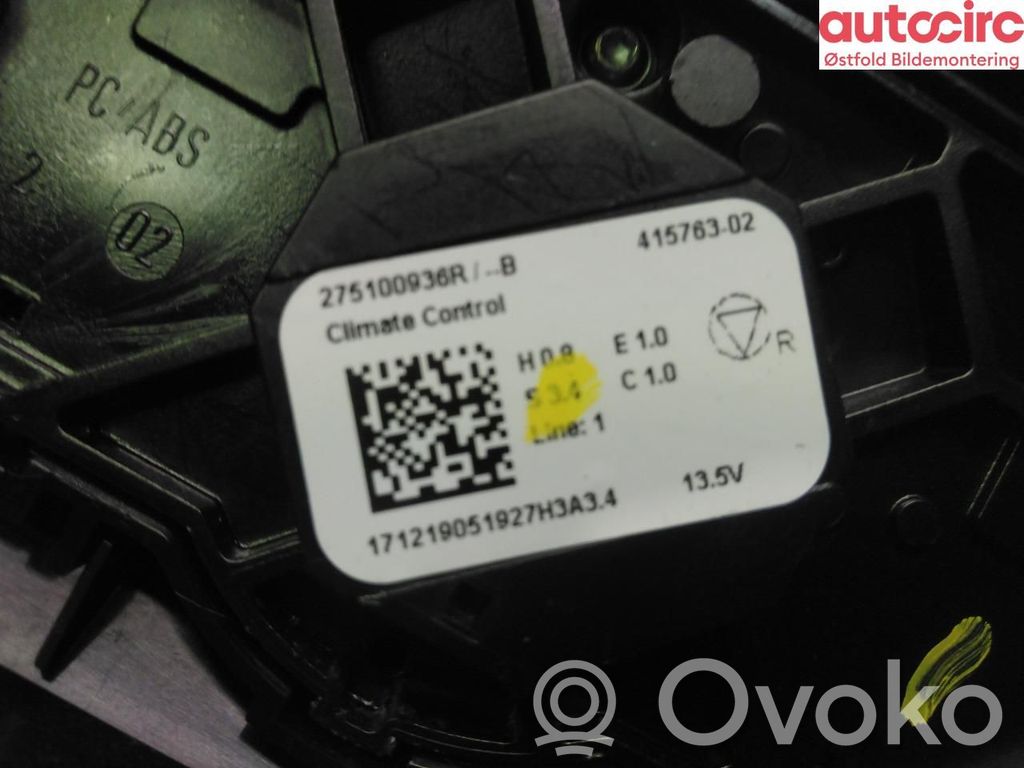 Renault Clio V Panel klimatyzacji / Ogrzewania