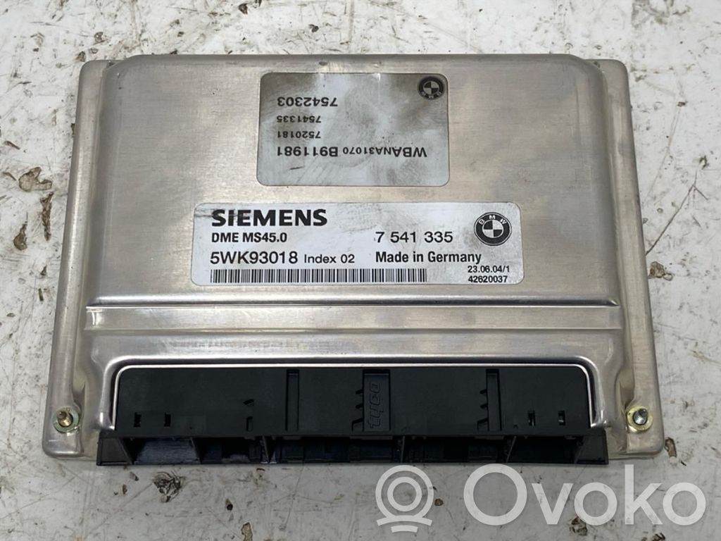 BMW 5 E60 E61 Engine control unit/module ECU 