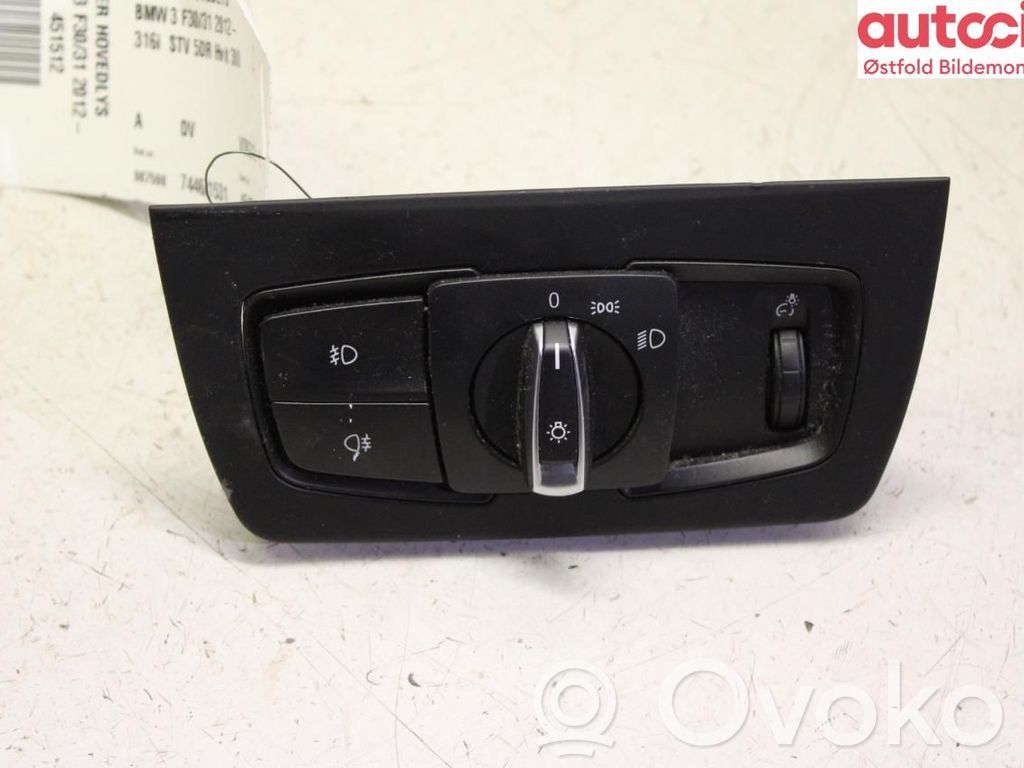 BMW 3 F30 F35 F31 Interruptor de luz