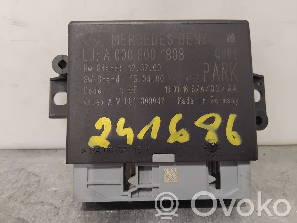 Mercedes-Benz C W205 Centralina/modulo sensori di parcheggio PDC