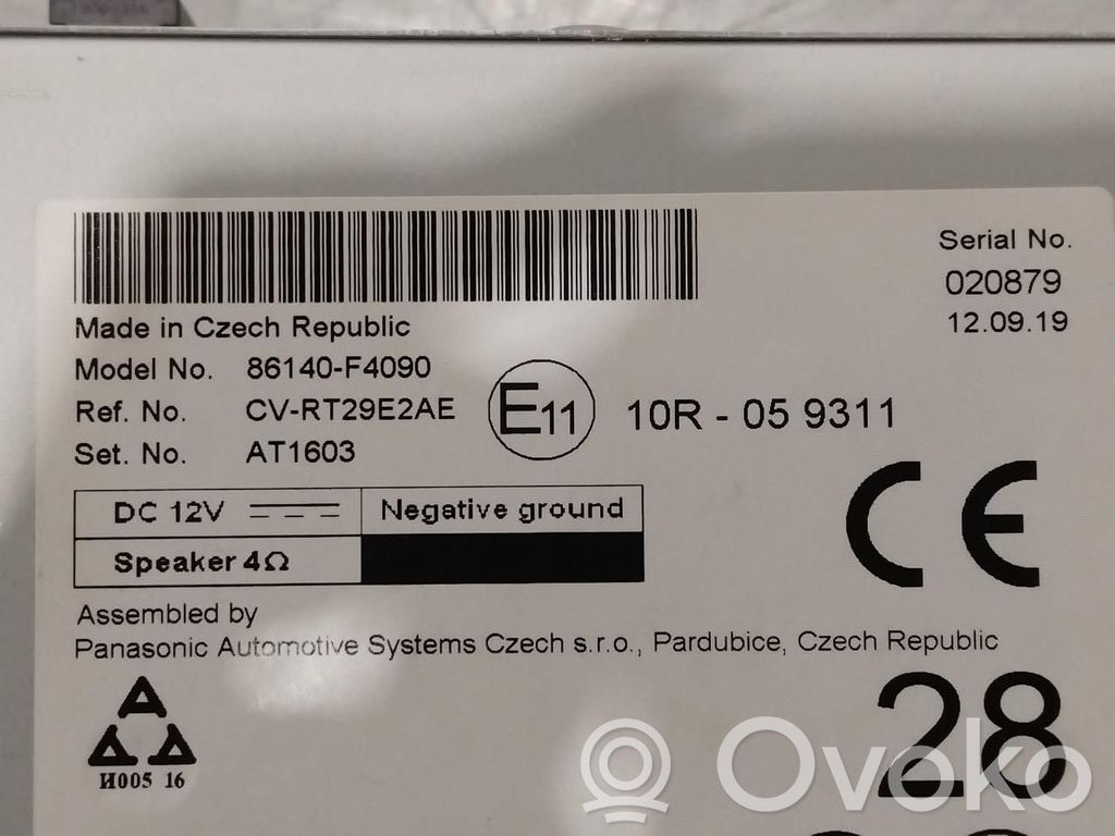 Toyota C-HR I Pääyksikkö multimedian ohjaus 