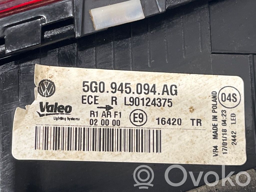 Volkswagen e-Golf Luci posteriori
