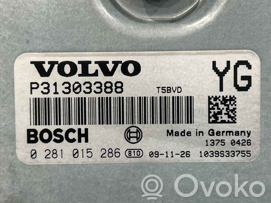 Volvo XC60 Unité de commande, module ECU de moteur
