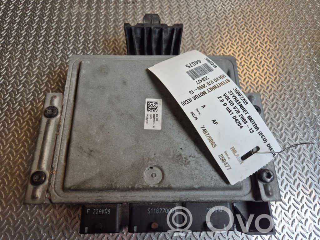 Engine control unit/module ECU   36002259,36002259