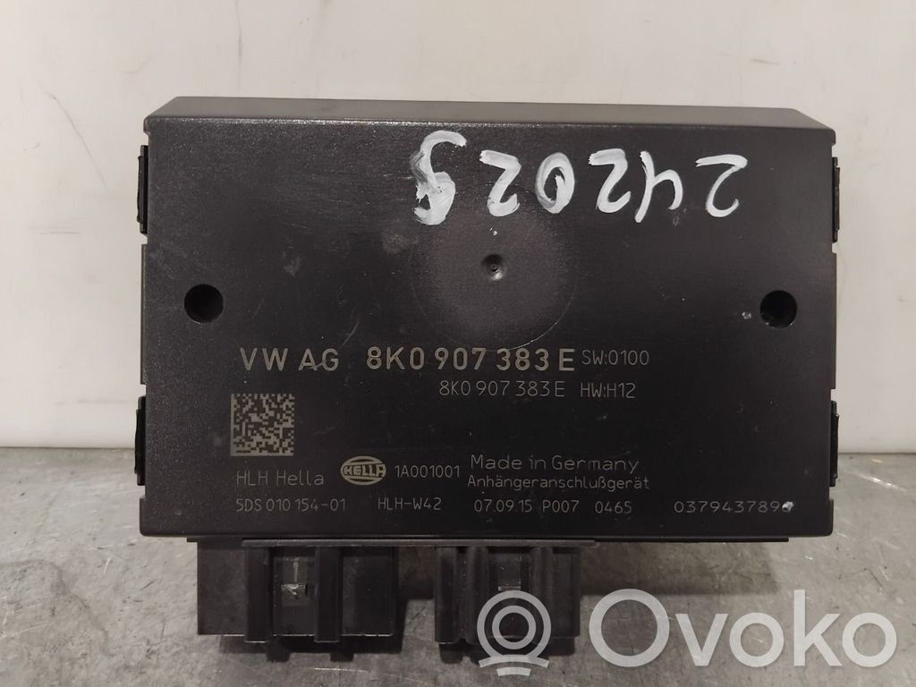 Audi A4 S4 B8 8K Centralina/modulo rimorchio barra di traino
