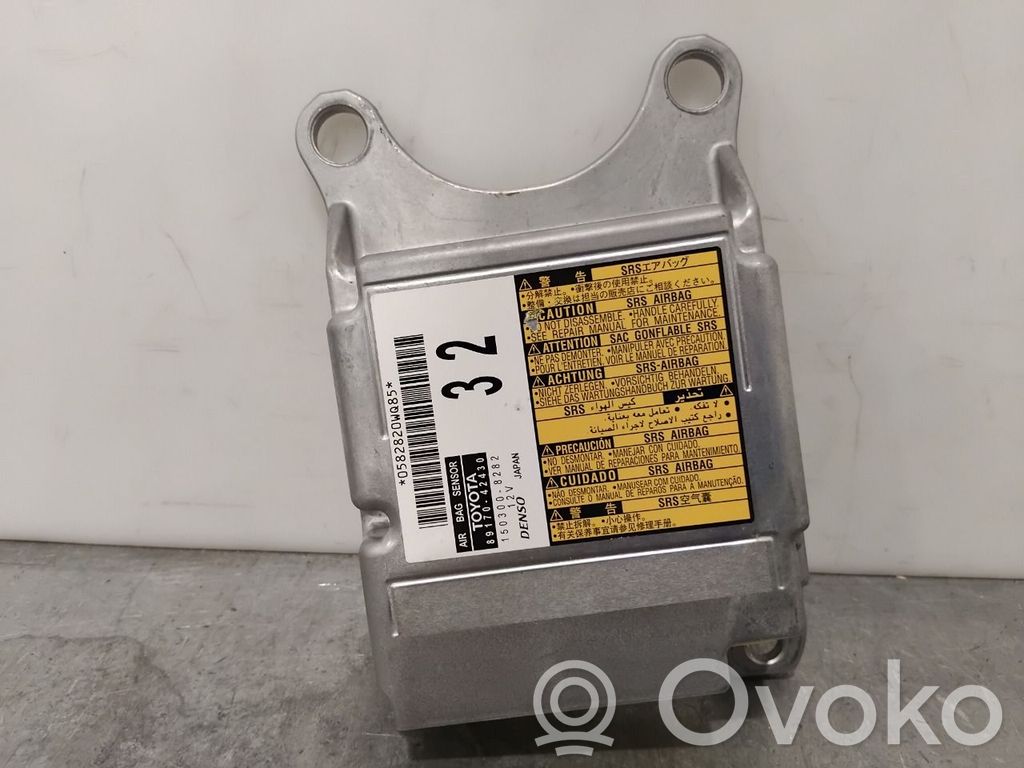 Toyota RAV 4 (XA40) Unitate/modul de comandă airbaguri 