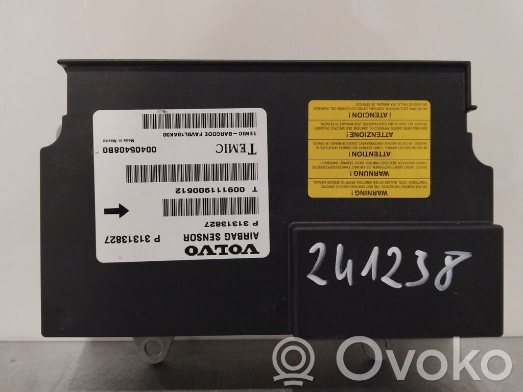 Volvo XC60 Unitate/modul de comandă airbaguri 