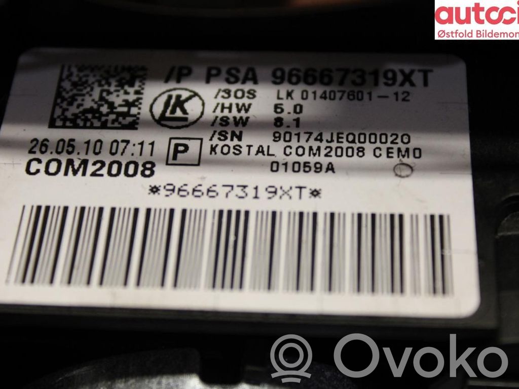 Peugeot 5008 Interruptor de control multifunción 