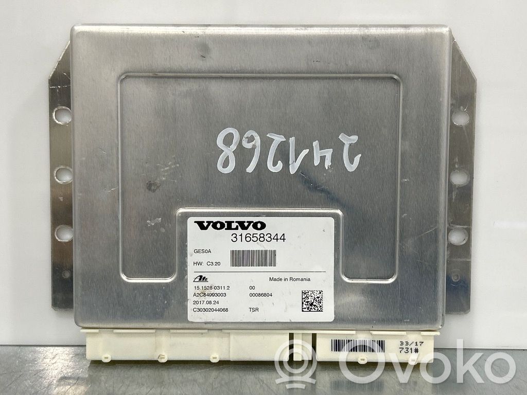 Volvo S90, V90 Commande bouton réglage hauteur de caisse suspension 