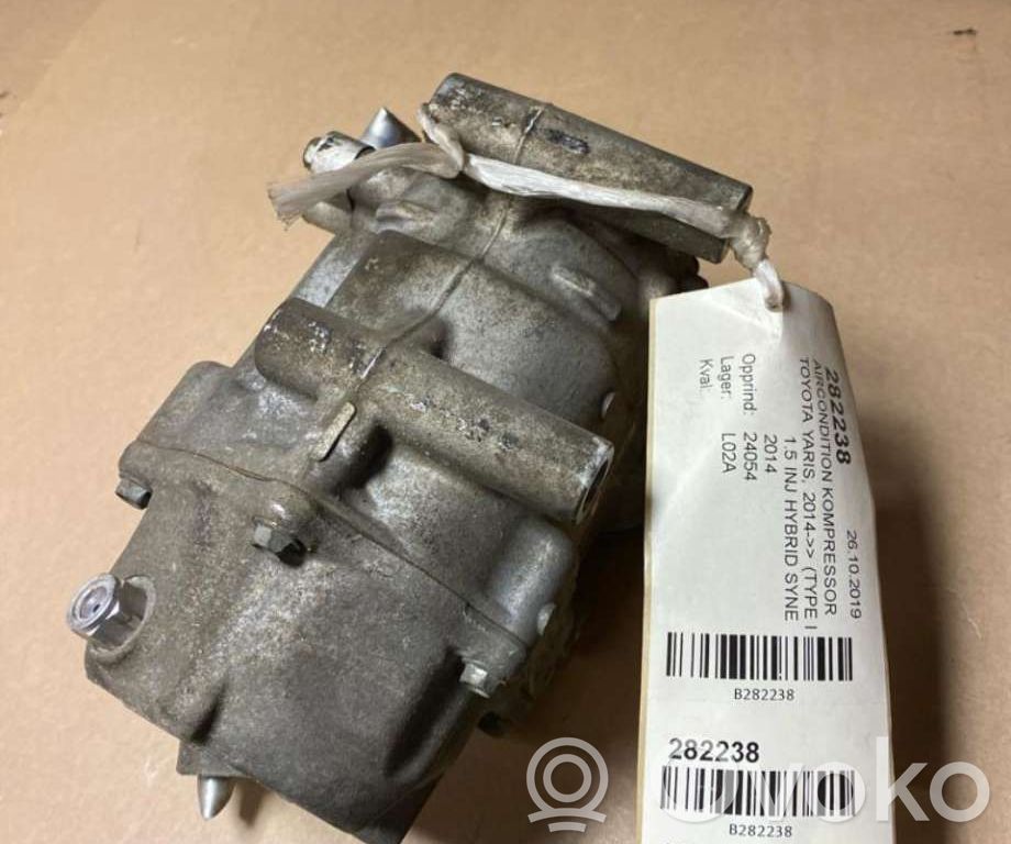 Toyota Yaris Ilmastointilaitteen kompressorin pumppu (A/C) 