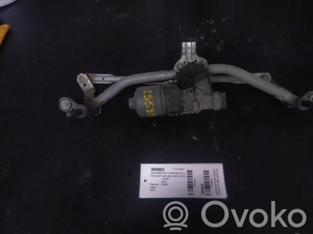 Peugeot 208 I Tiranti e motorino del tergicristallo anteriore 