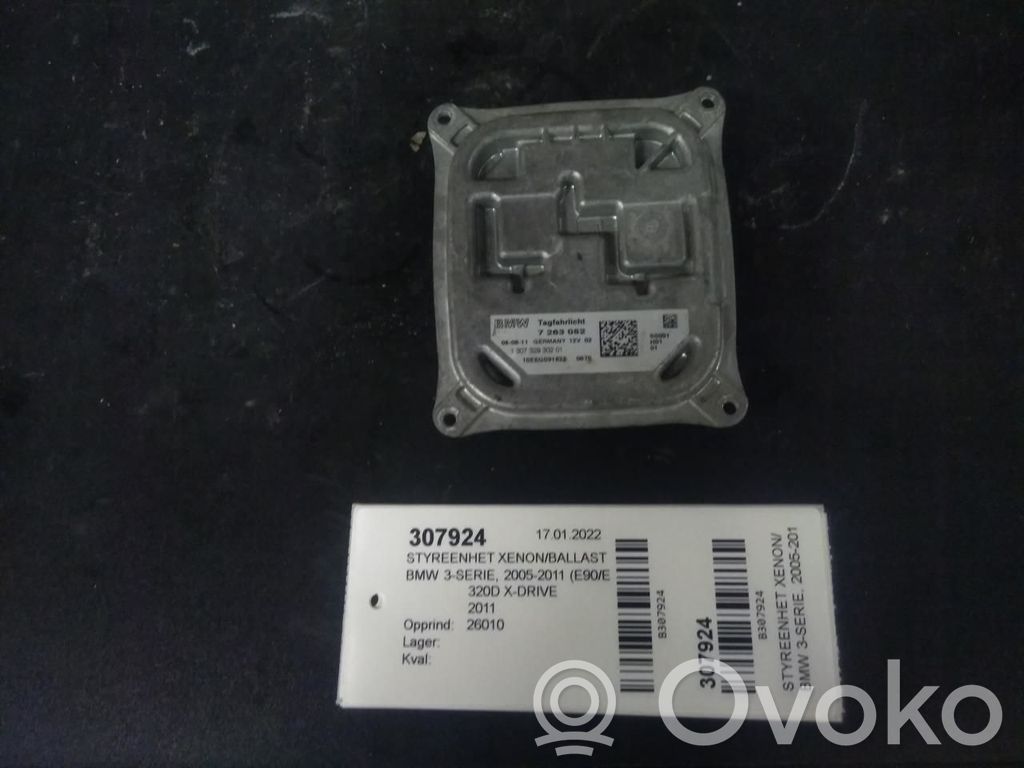 BMW 3 E90 E91 Unidad de control/módulo de los faros xenón 