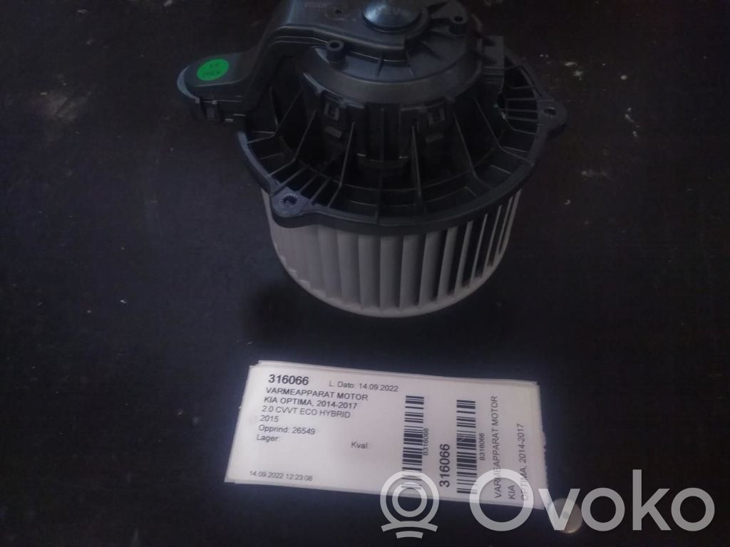KIA Optima Ventola riscaldamento/ventilatore abitacolo 