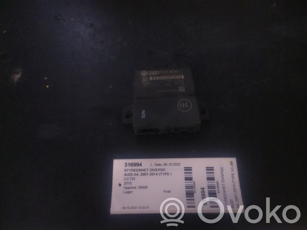 Audi A4 S4 B8 8K Altre centraline/moduli 