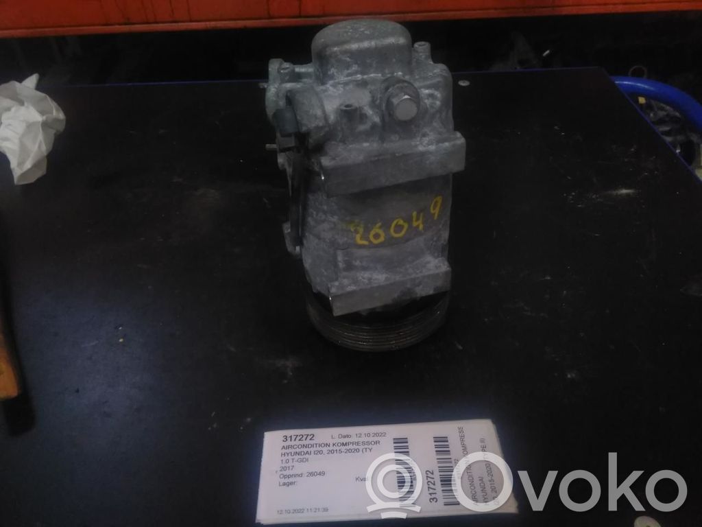 Hyundai i20 (GB IB) Kompresor / Sprężarka klimatyzacji A/C 
