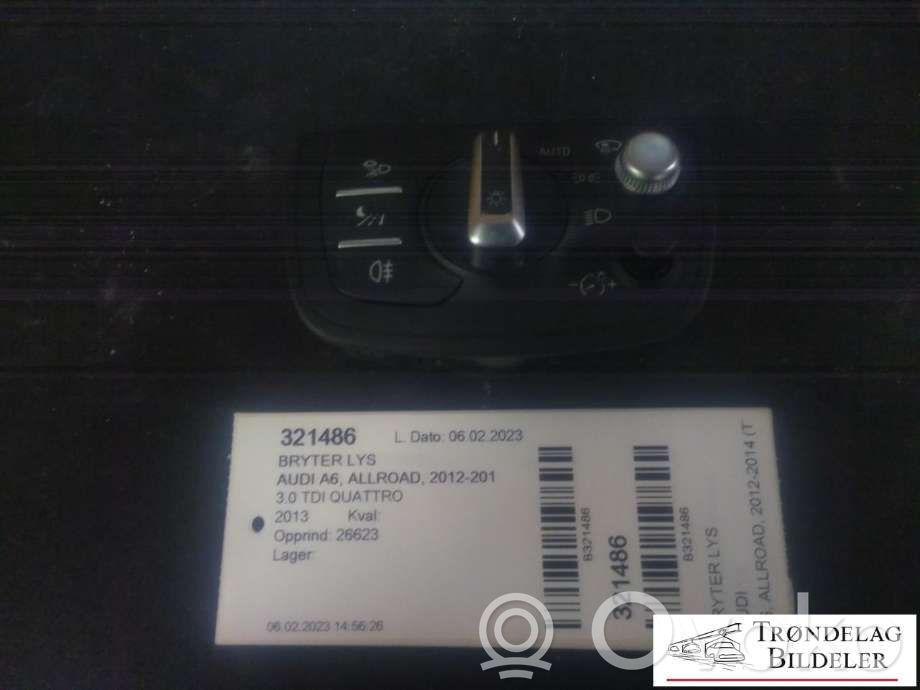 Audi A6 Allroad C7 Interruptor de luz 