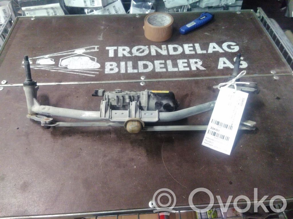 Peugeot Partner III Motor și paralelogram ștergător parbriz