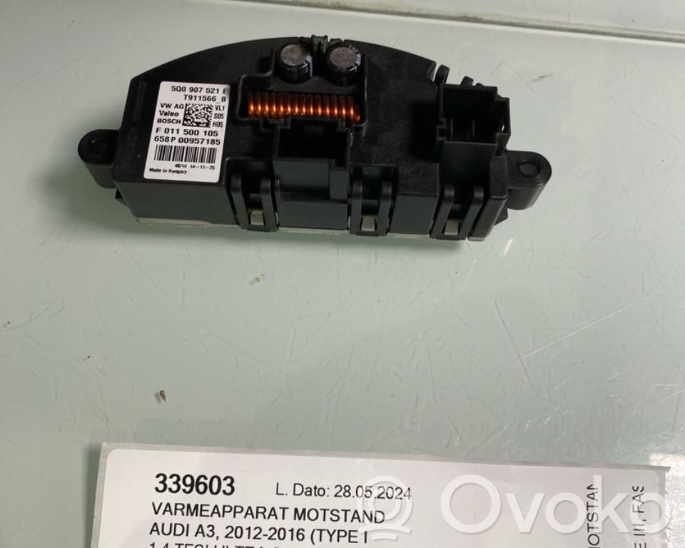 Audi A3 S3 8V Motor aerotermă/rezistor ventilator 
