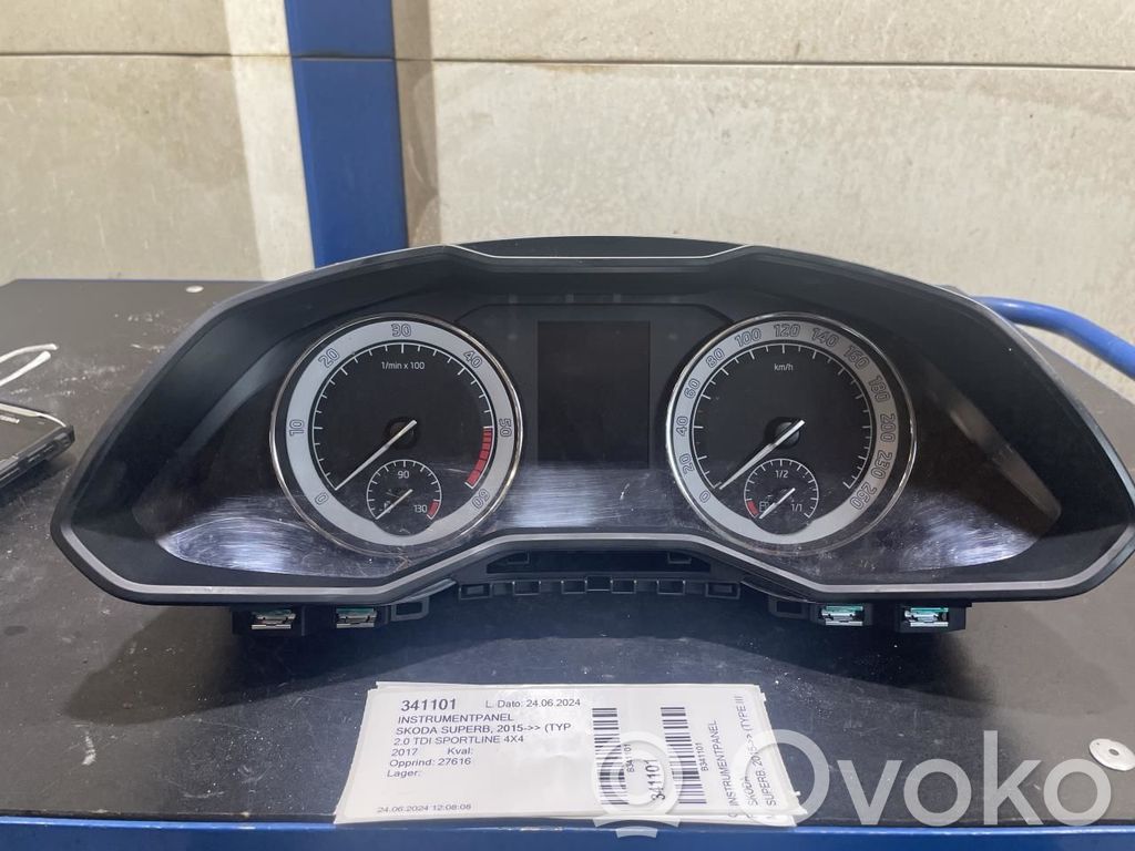 Skoda Superb B8 (3V) Vitezometru (grup de instrumente) 