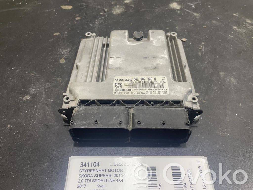 Skoda Superb B8 (3V) Centralina/modulo motore ECU 