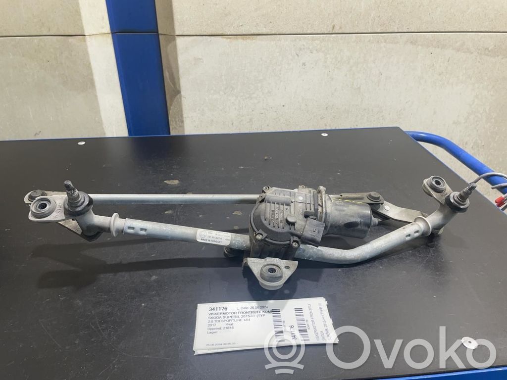 Skoda Superb B8 (3V) Motor și paralelogram ștergător parbriz 