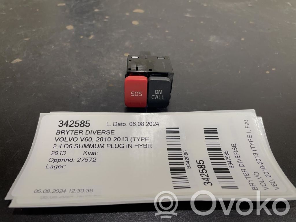 Volvo V60 Autres commutateurs / boutons / leviers