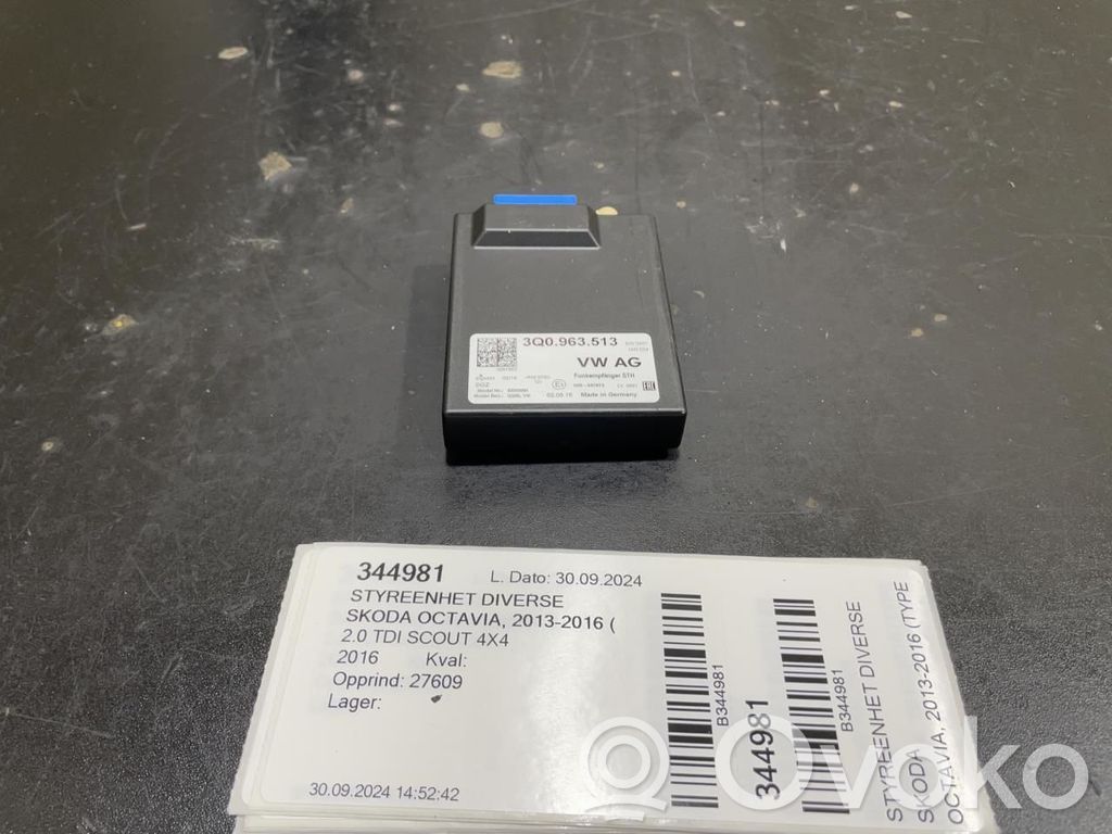 Skoda Octavia Mk3 (5E) Alte unități/module de control 